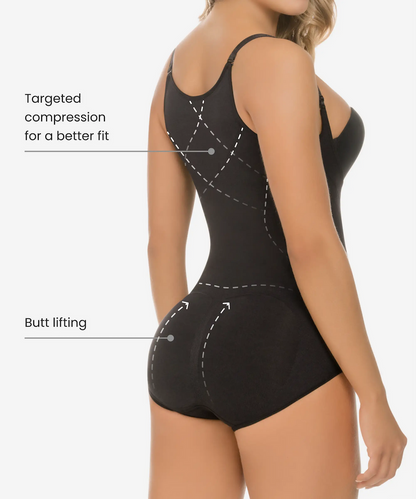 Seamless Thermal Abdomen Focused Thong Body Shaper
