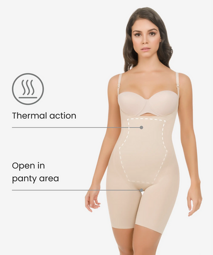 Seamless Thermal Action Weight Loss Hourglass Bodysuit