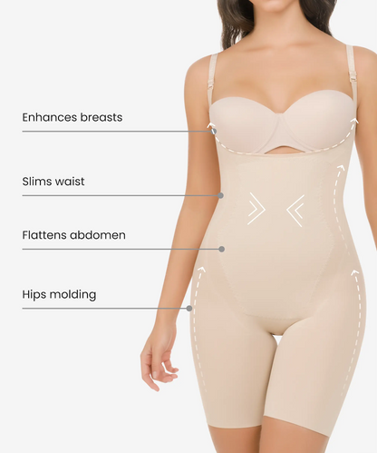 Seamless Thermal Action Weight Loss Hourglass Bodysuit
