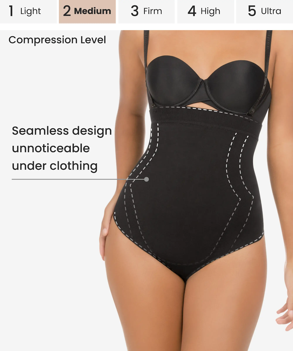 High-Waist Tummy Control Shaper In Thong