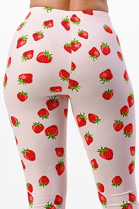 Strawberry Shortcake Flared Pants