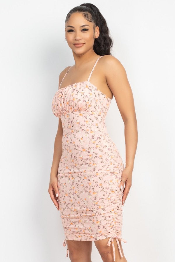 Blossom Beauty Ruched Cami Dress