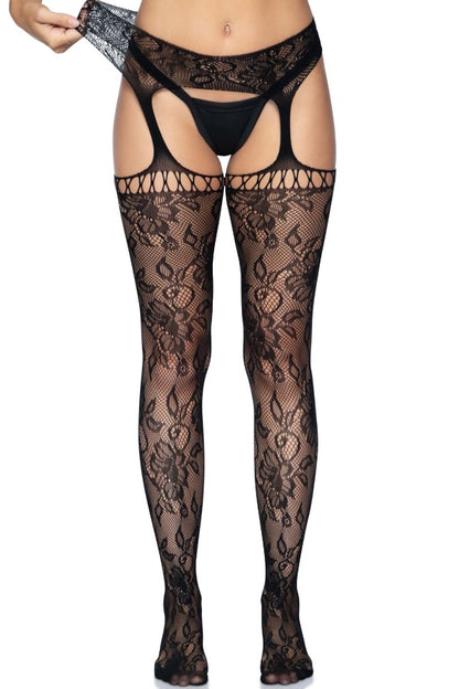 Karina Lace Garter Belt Stockings