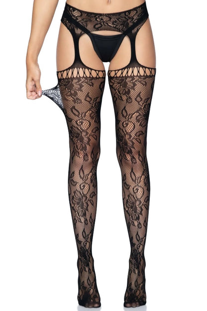 Karina Lace Garter Belt Stockings