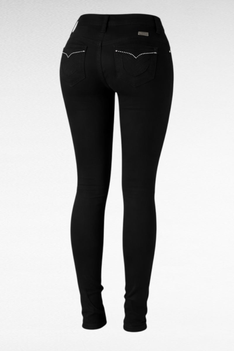 Black pants on a white background