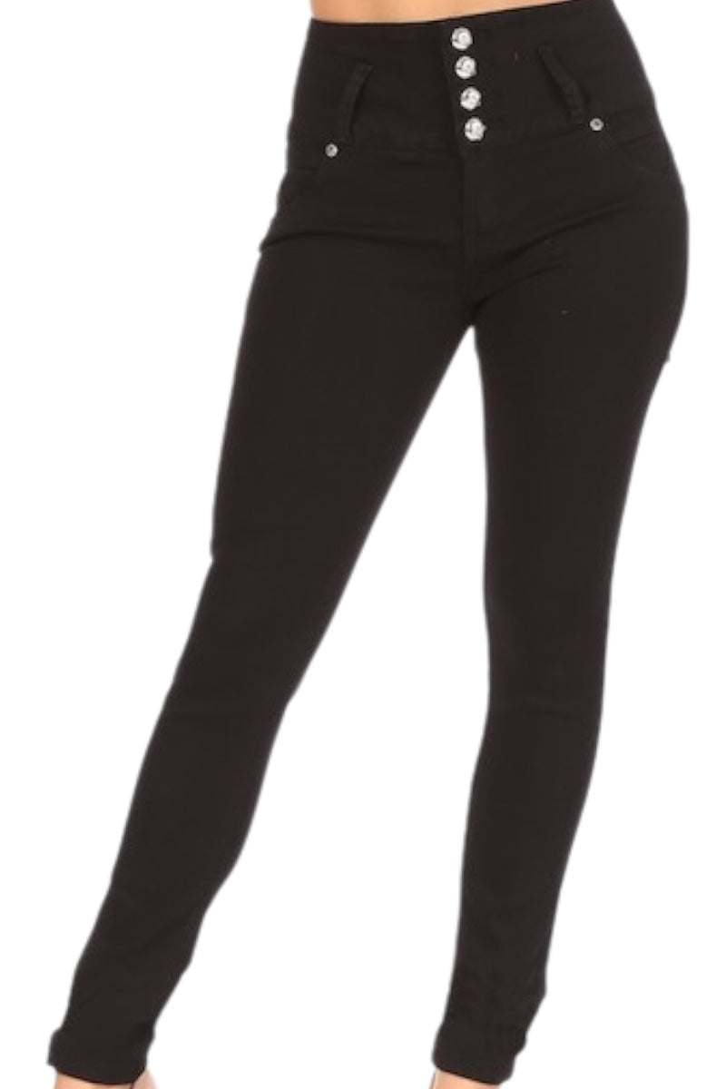 Black jeans on a model