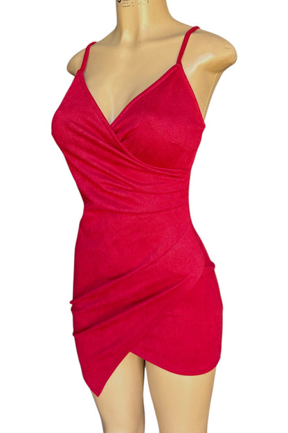 Sweet Heat Wrap Mini Dress