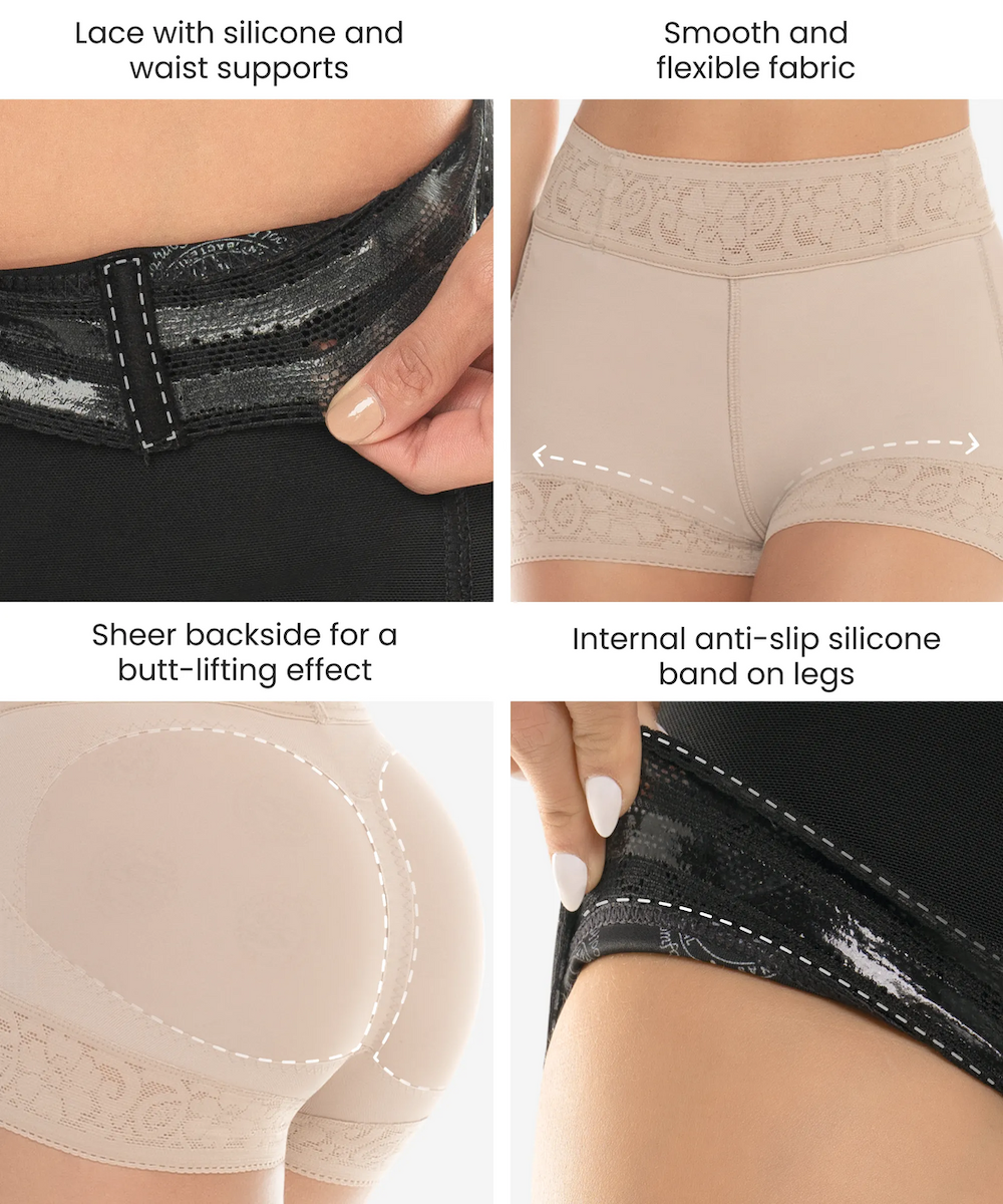 Lace Butt-Lifter Shapers Shorts