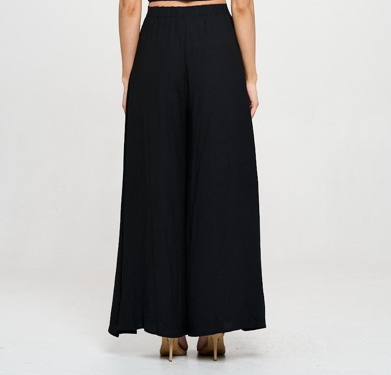 Stylish High-waisted Wide-leg Pants
