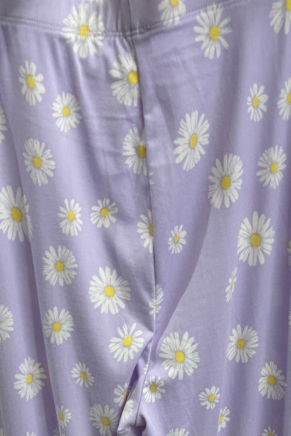 Daisy Printed Flared Long Pants