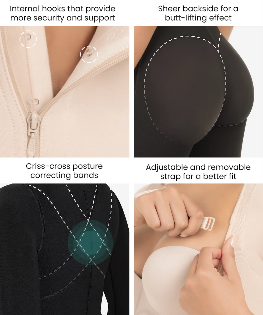 Top-To-Bottom Arms And Legs Full Body Shaper