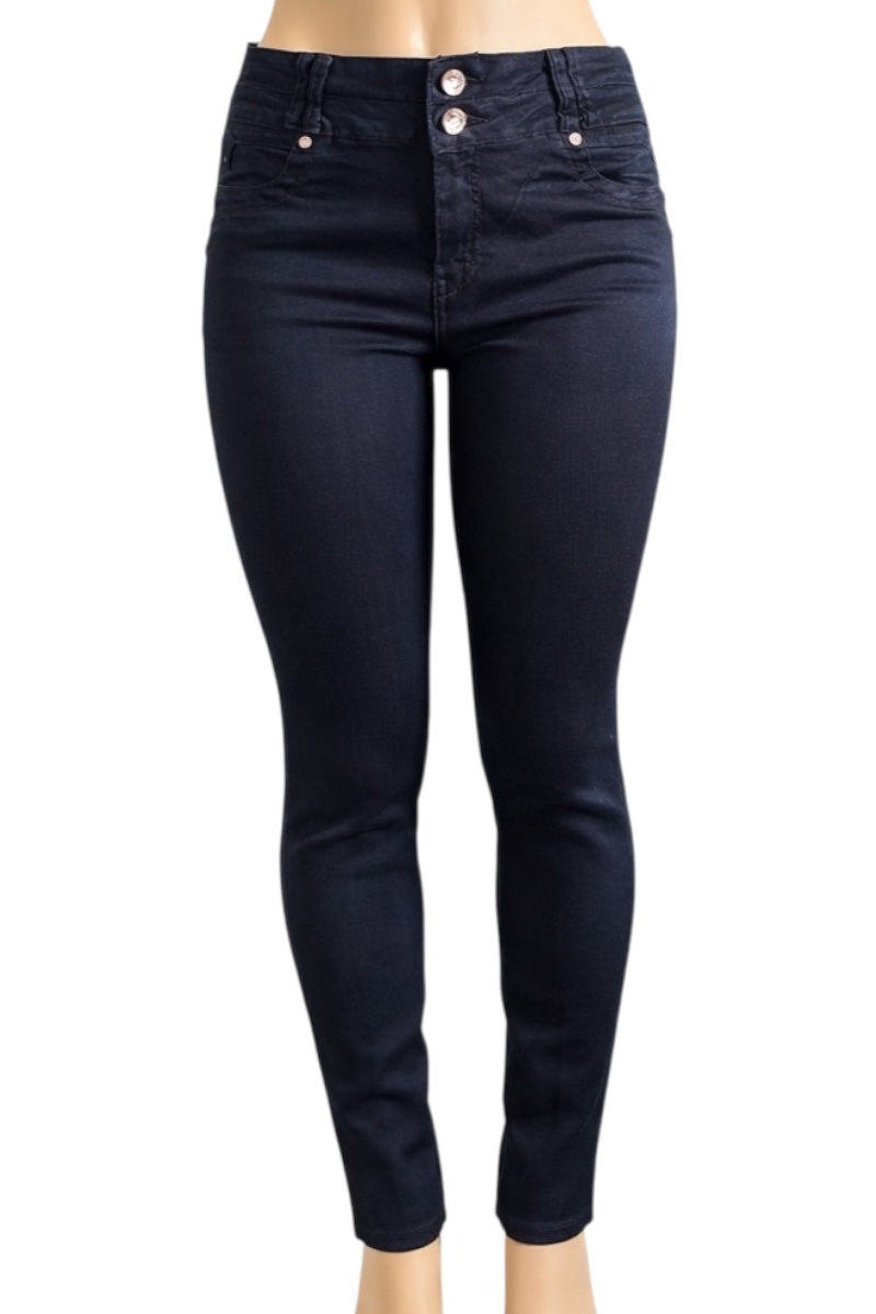 Black jeans on a white background