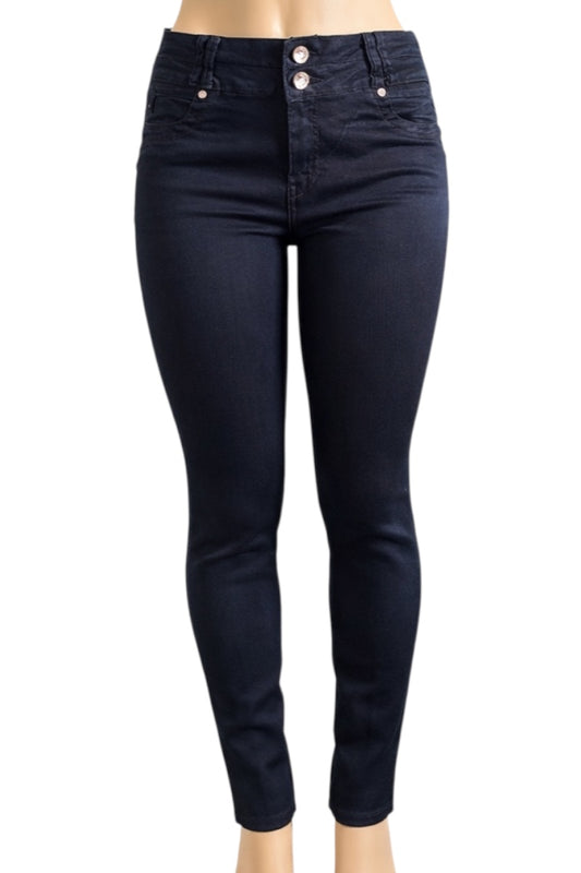 Black jeans on a white background