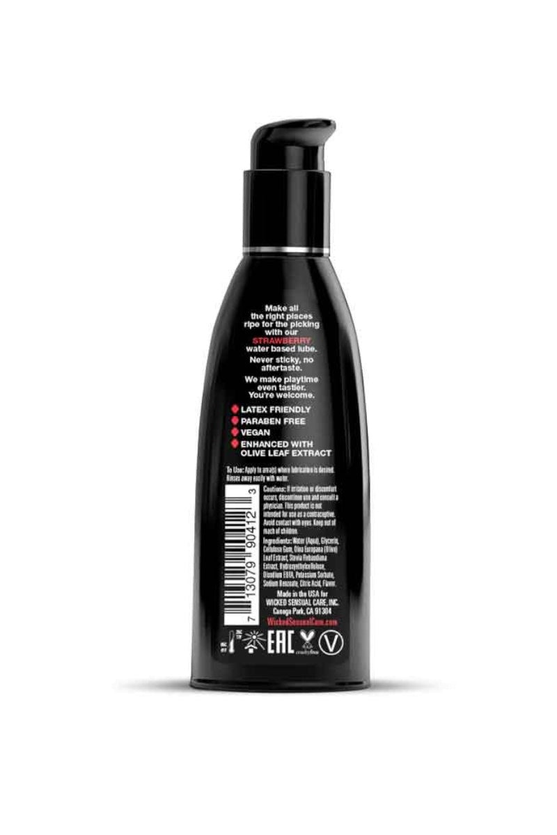 Black bottle with label on a white background