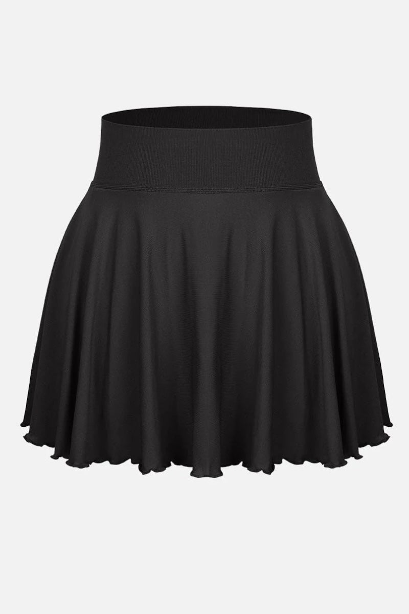 Black skirt on a white background