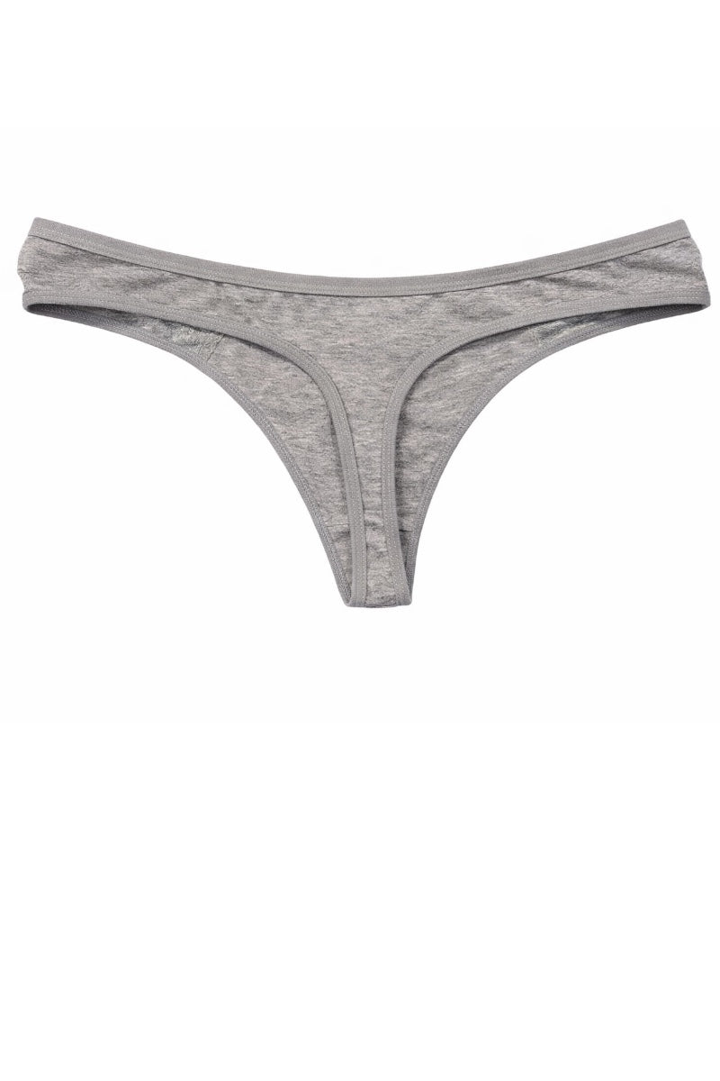 Gray thong on a white background