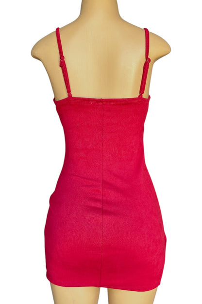 Sweet Heat Wrap Mini Dress