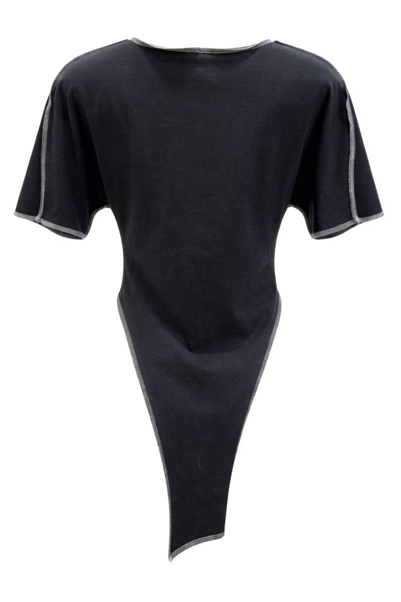 Black shirt on a white background