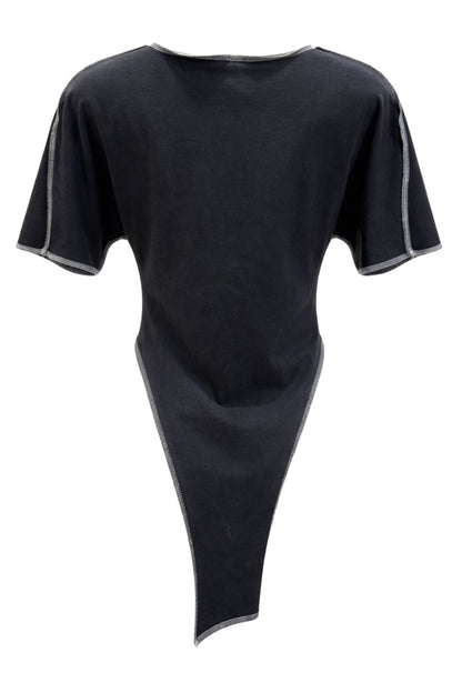 Black shirt on a white background