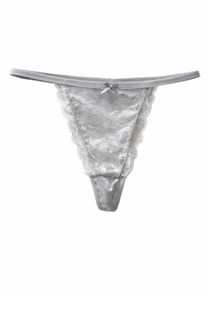 grey thong on a white background