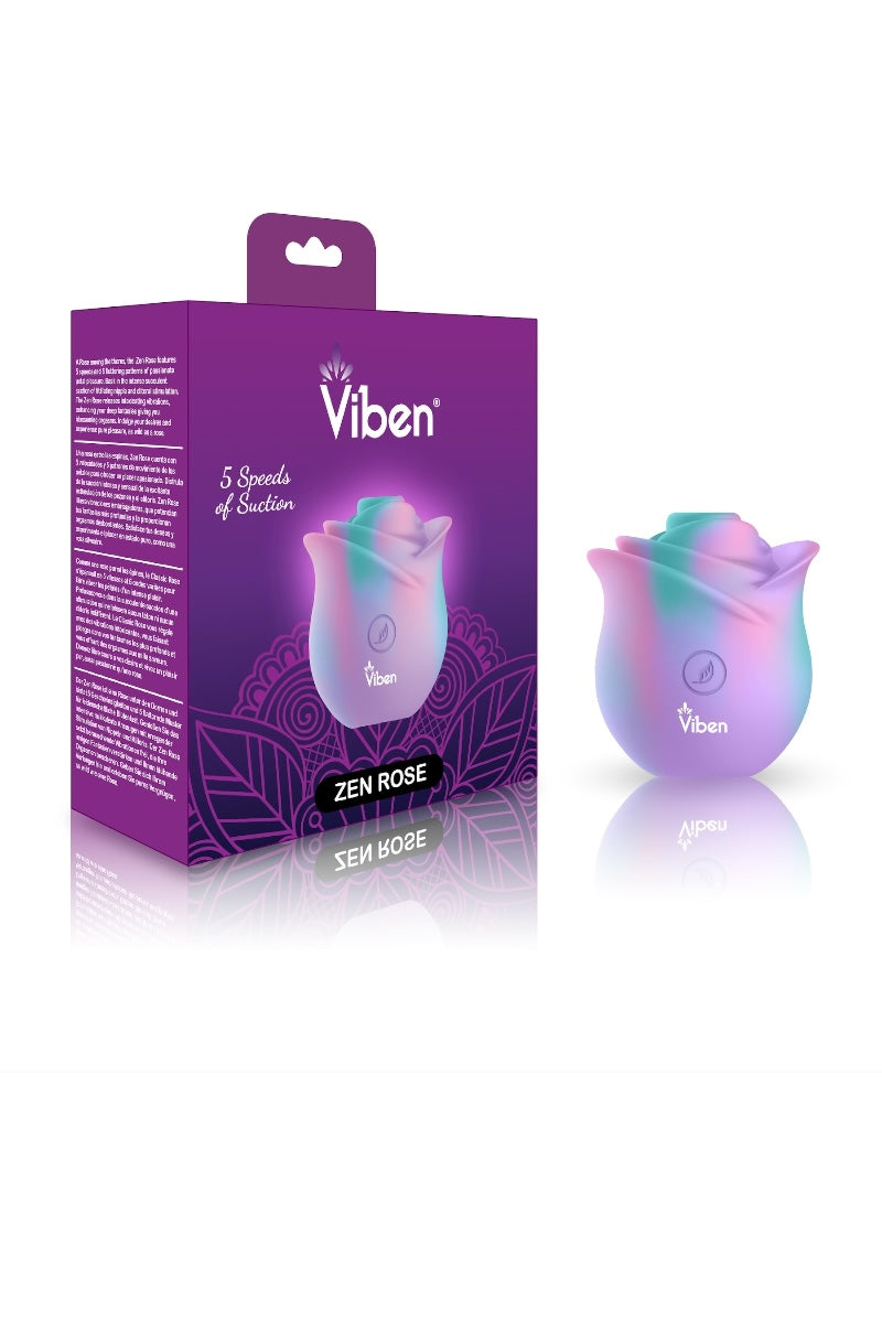 Viben Zen Rose product with packaging on a white background