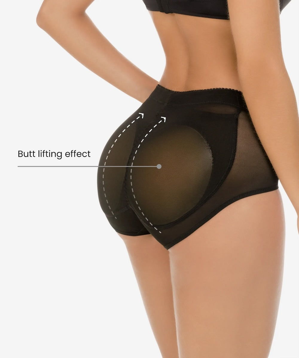 Butt-Enhancing Padded Panty With Silicone Pads 