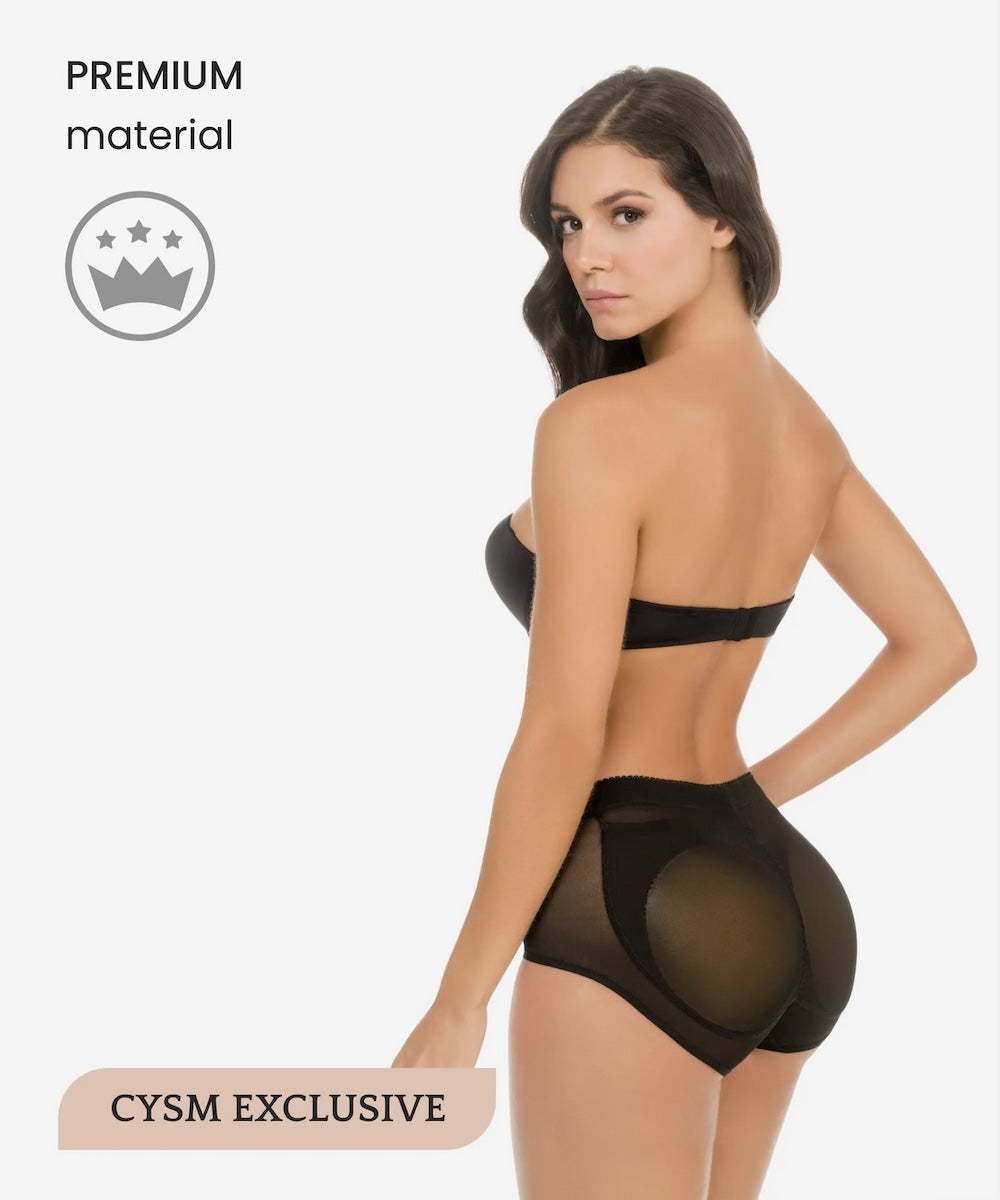 Butt-Enhancing Padded Panty With Silicone Pads 