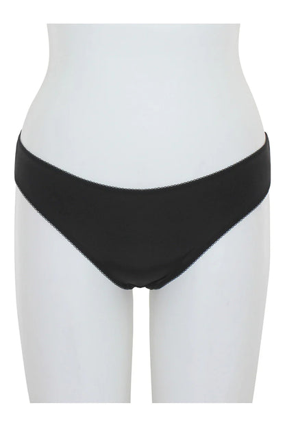 Black underwear on a white mannequin