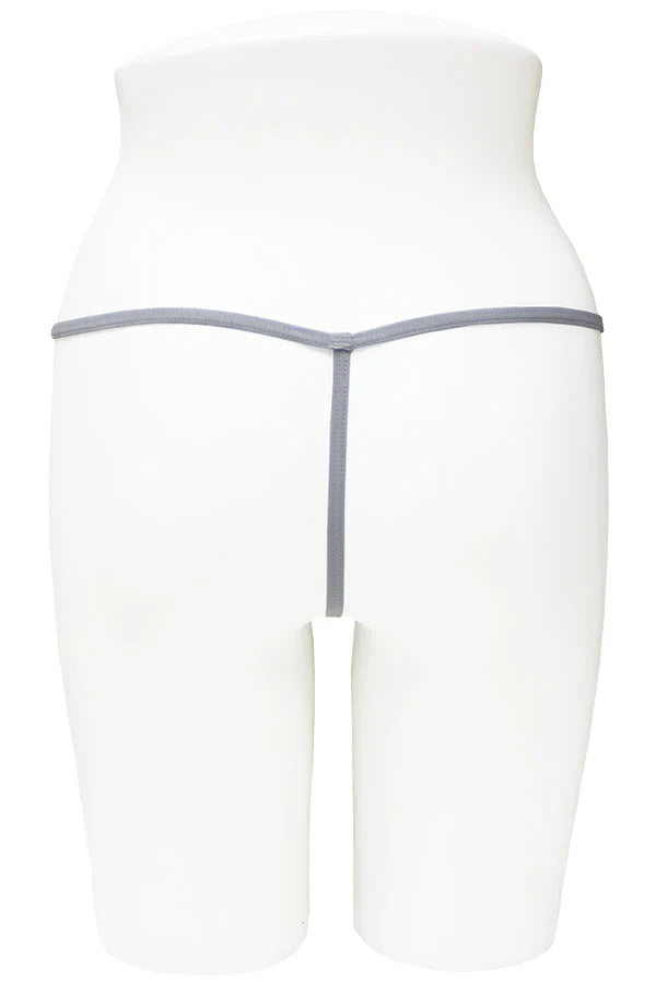 Grey underwear on a white background