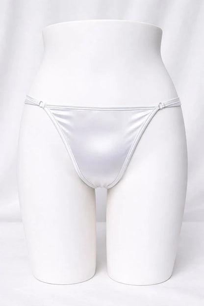 White thong on a white background