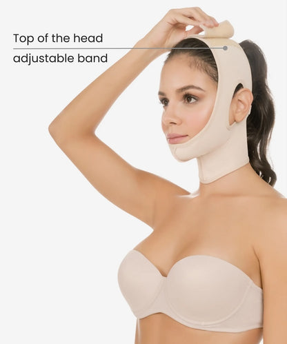 Post Surgery Compression Face Wrap 