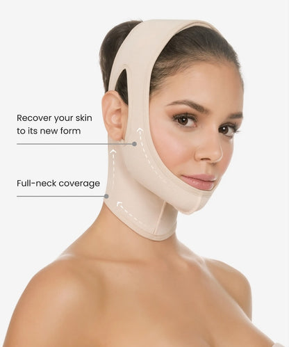 Post Surgery Compression Face Wrap 