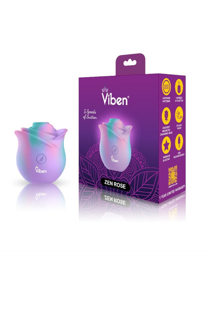 Viben Zen Rose product and packaging on a white background