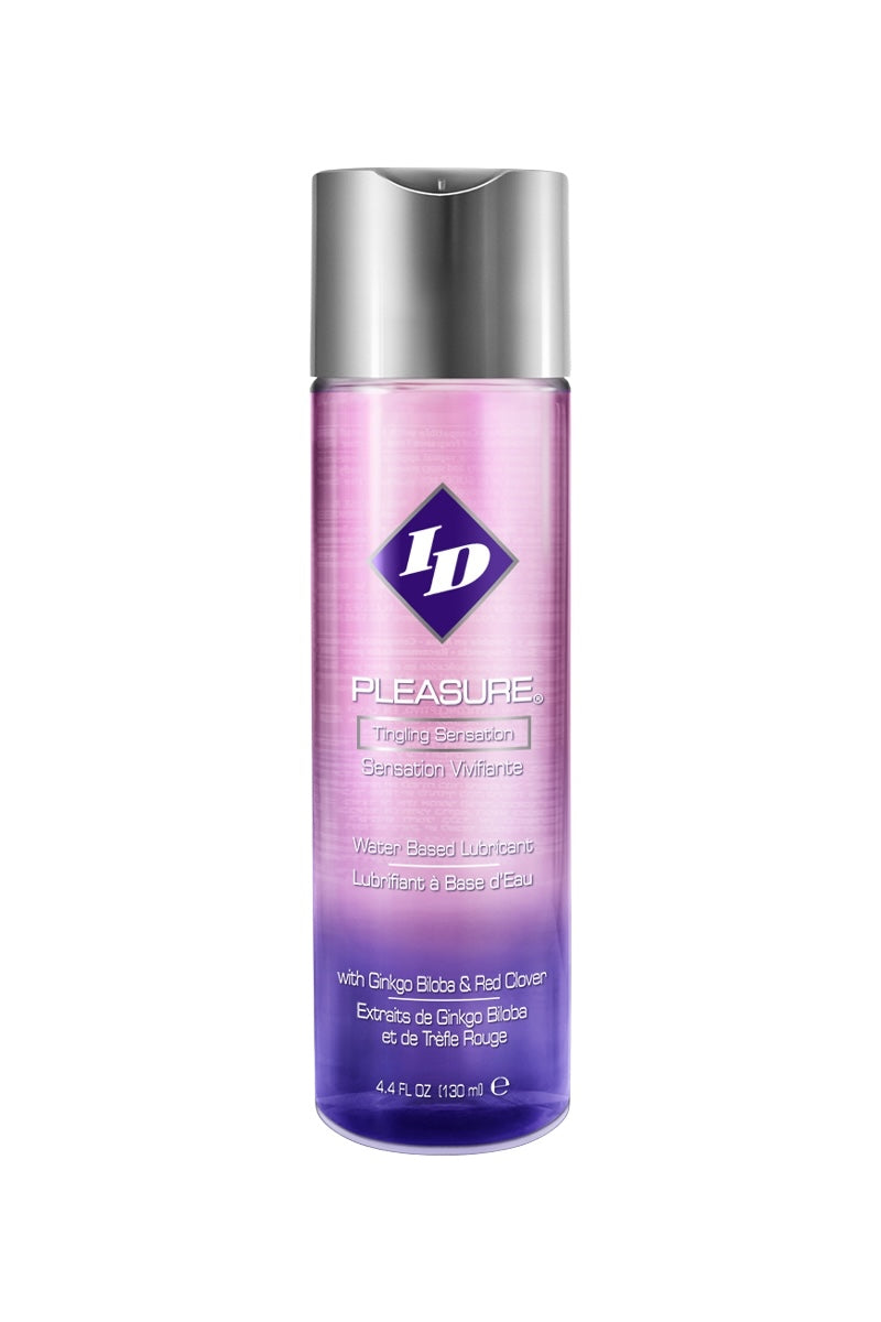 purple bottle with silver cap on a white background