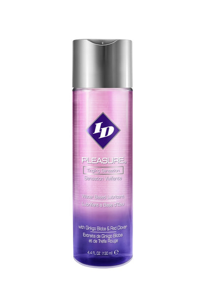 purple bottle with silver cap on a white background