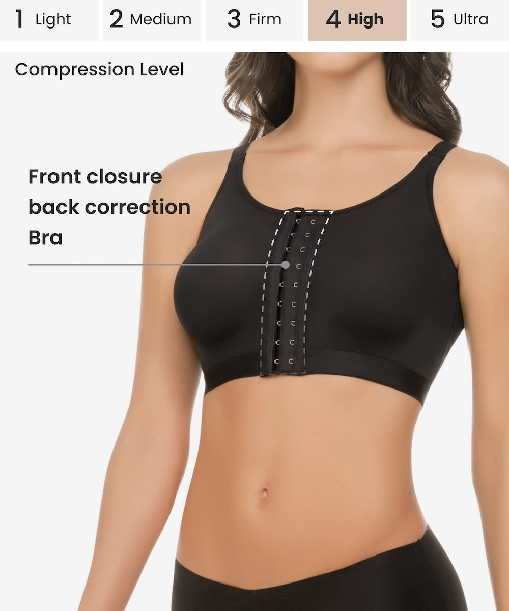 Front Closure Bust Support Bra 