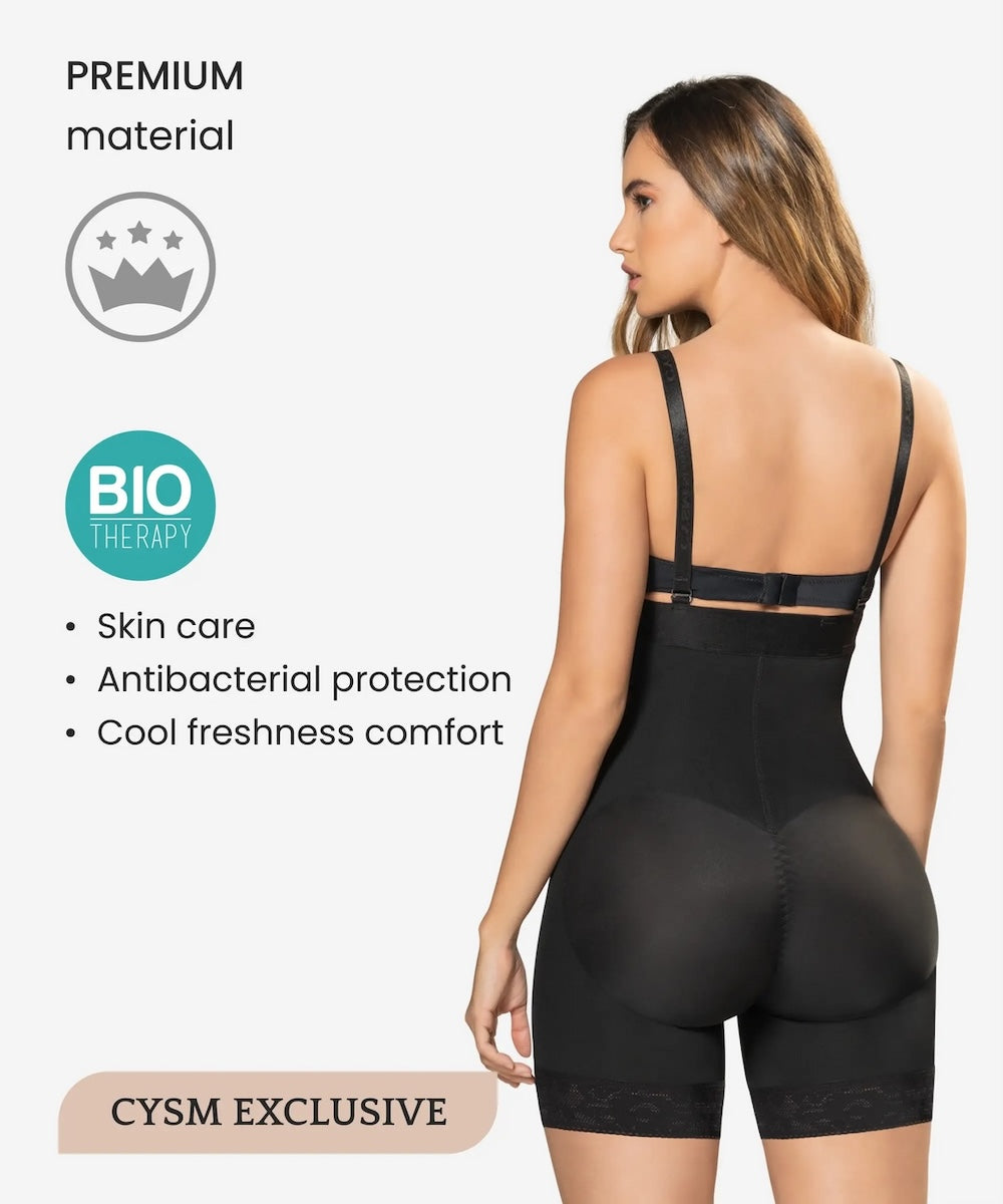 Strapless Boyshort Ultra Silhouette Side Zipper Shaper