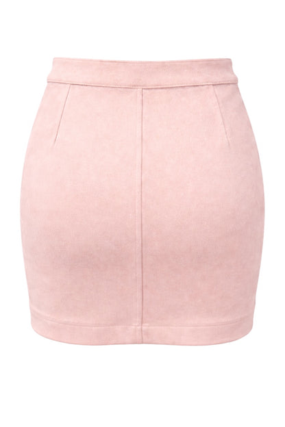 Pink skirt on a white background