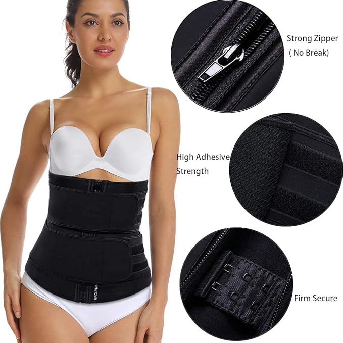 Neoprene Ultra Sweat Waist Wrap - 2 Belts