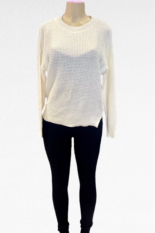 Crotchet Pull Over Sweater Top
