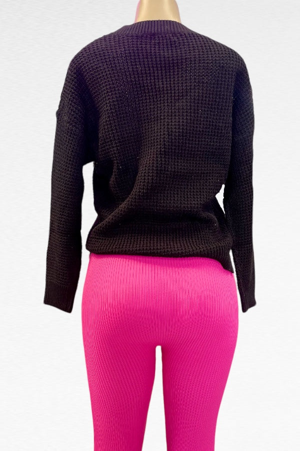 Crotchet Pull Over Sweater Top