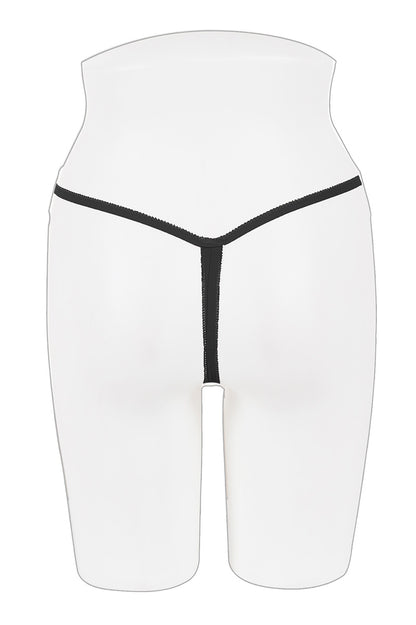 Butterfly Sequin Crotchless Thong