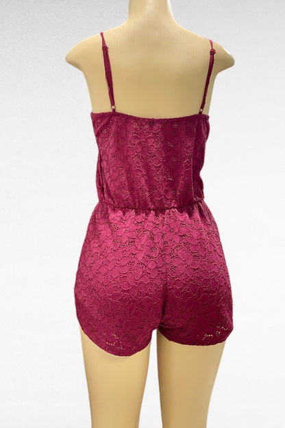 Floral Lace Romper