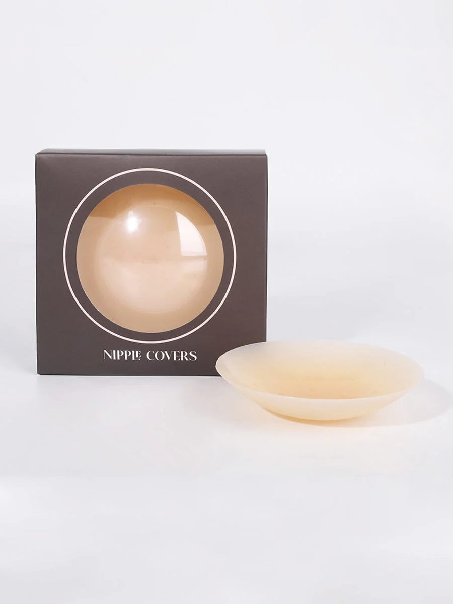 Nipple cover with packaging on a white background