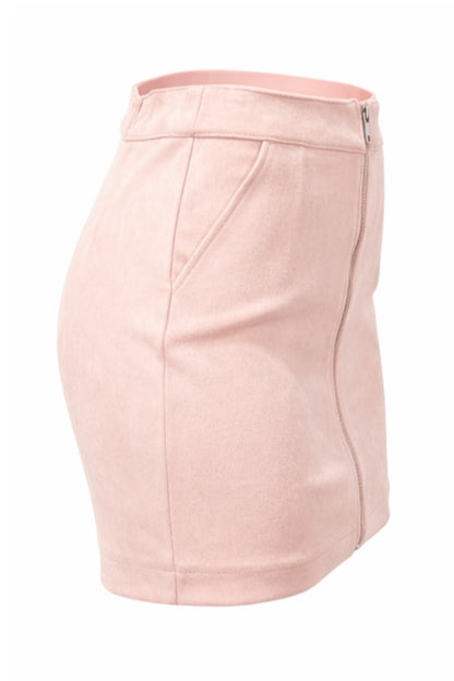 Pink skirt on a white background