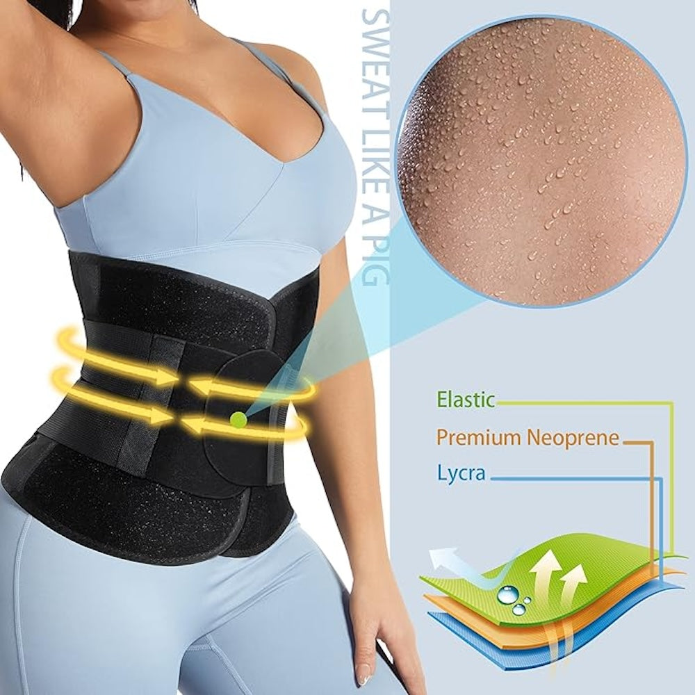 Neoprene Back Brace Wrap Waist Trainer