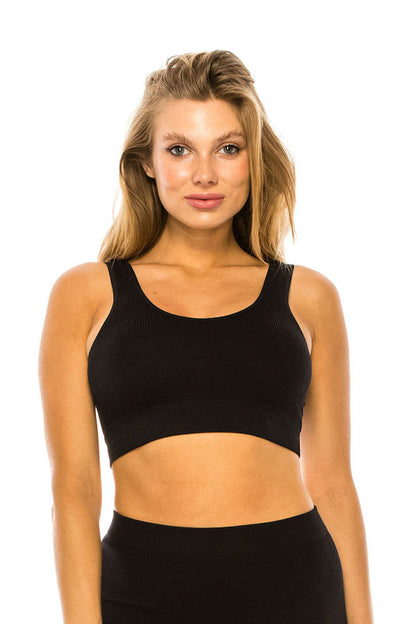 Ribbed Tank Bralette