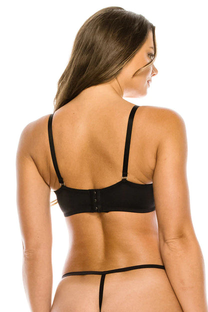 Extreme Push-Up Half Cup Bra #963