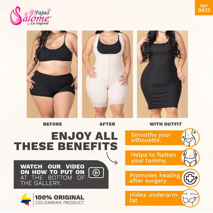 Butt Lifter Tummy Control Shapewear | Open Bust Hiphugger Bodysuit 