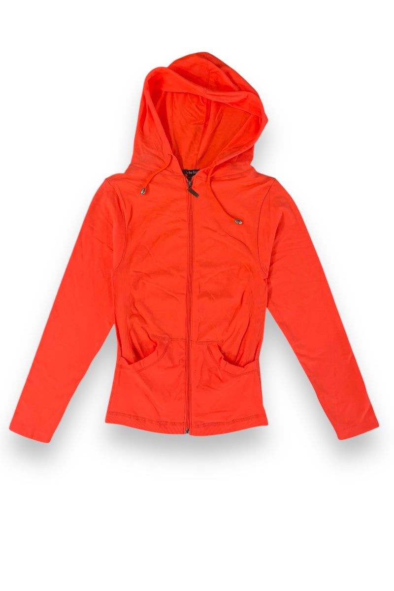 Active Zipper Hooded Sweater